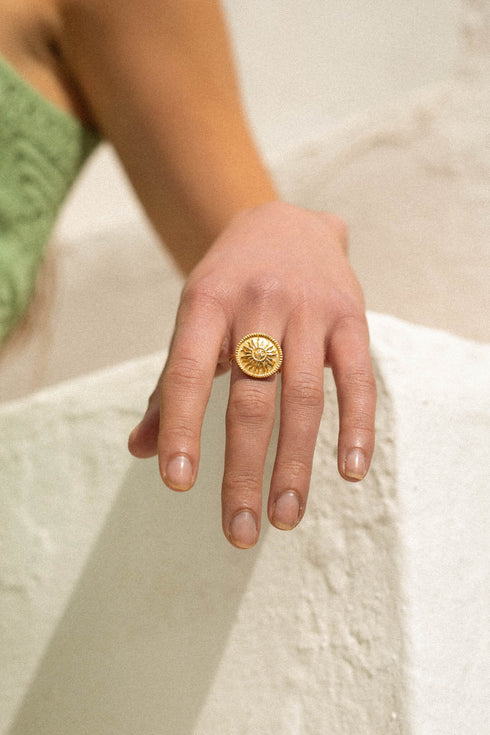 HELIOS RING SILVER